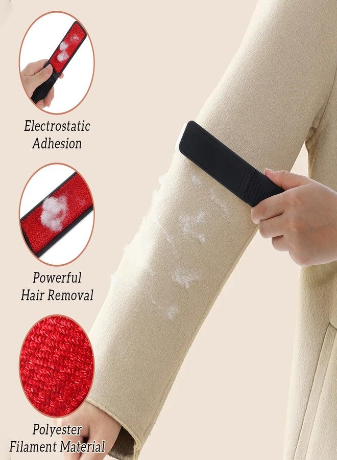 Yolev 8PCS Mini Lint Brushes,Portable Foldable Lint Brush for Clothes-Compact Size-Reusable Travel LintBrushes for Pet Hair Remover Clothing Dust Removal Garment Fabric Fluff Cleaning Tool - Image 4